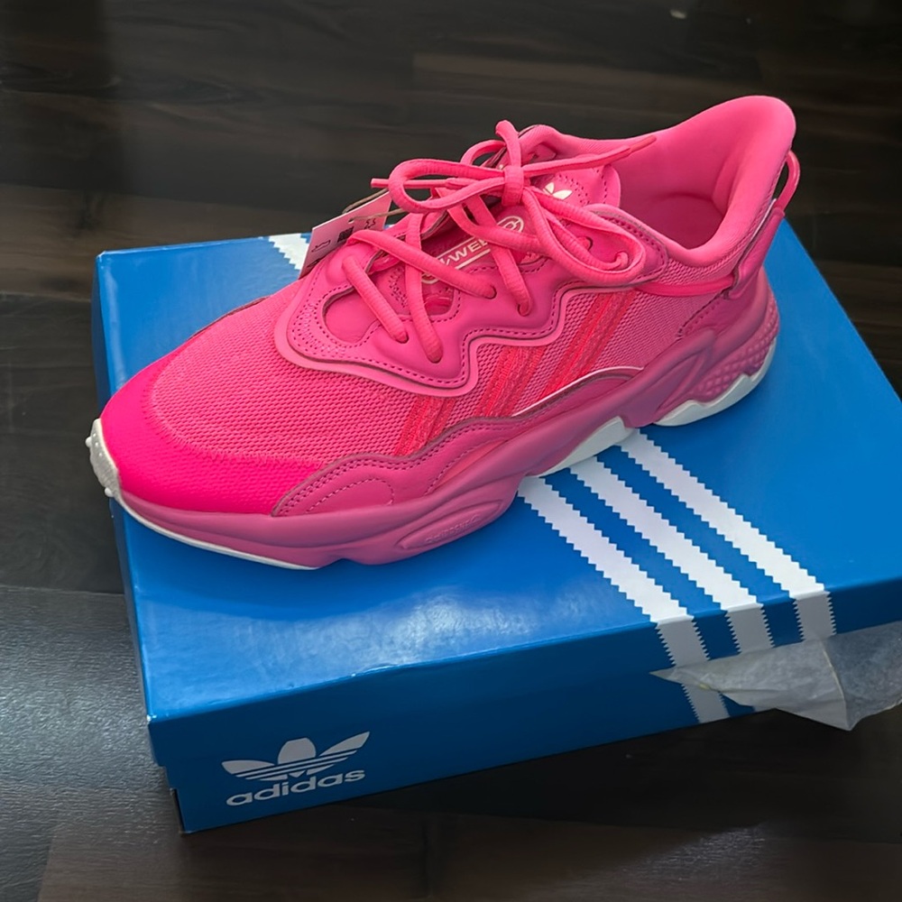Pink Ozweego Adidas Shoes